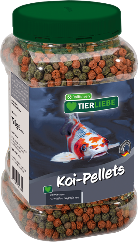 TIERLIEBE Teichfischfutter Koi-Pellets